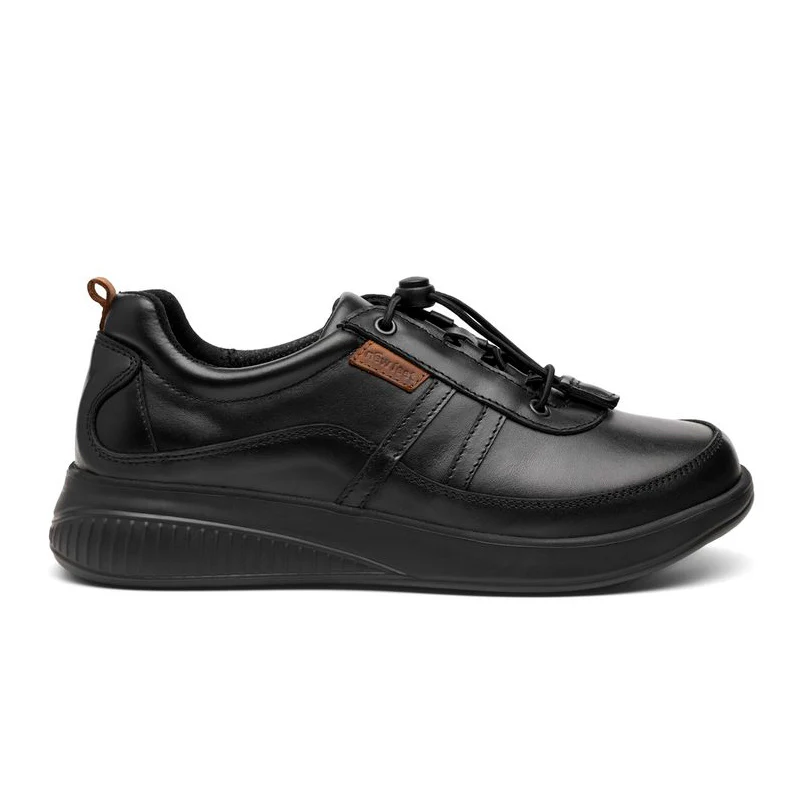 New Feet damesko med letluk - Sort