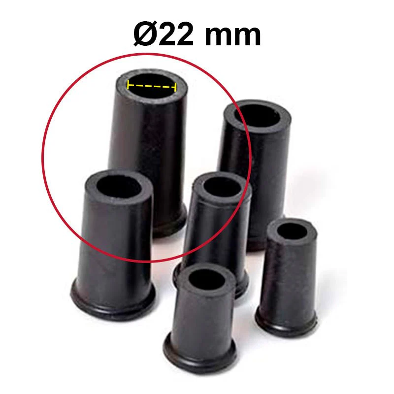 Dupsko Ø22 mm - Sort