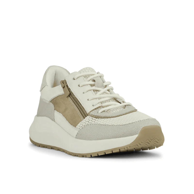 Green Comfort damesneaker - Offwhite - Image 2