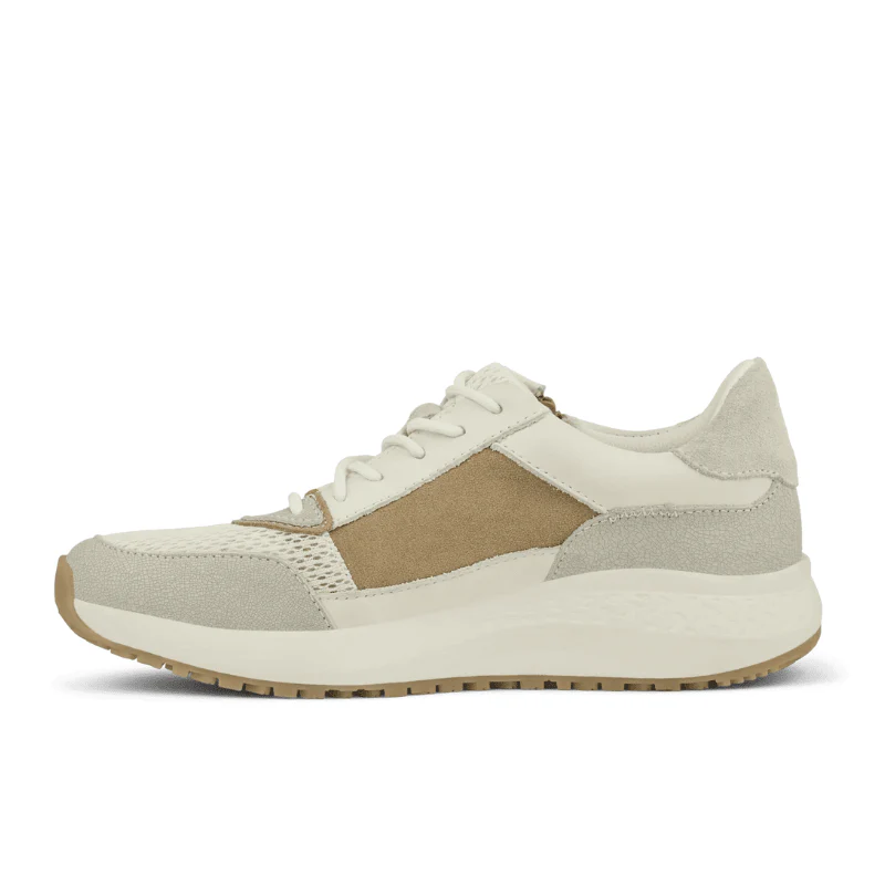 Green Comfort damesneaker - Offwhite - Image 3