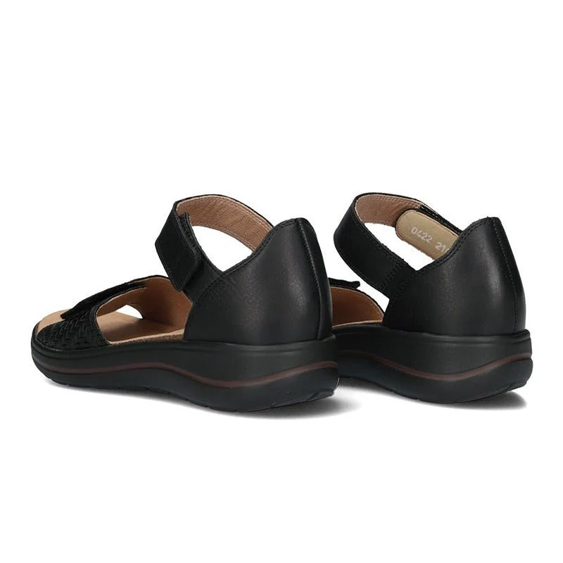 Hartjes damesandal - Sort - Image 3