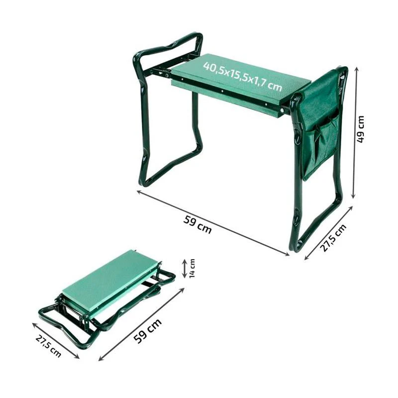 Haveskammel og knæpude - Foldbar - Image 4