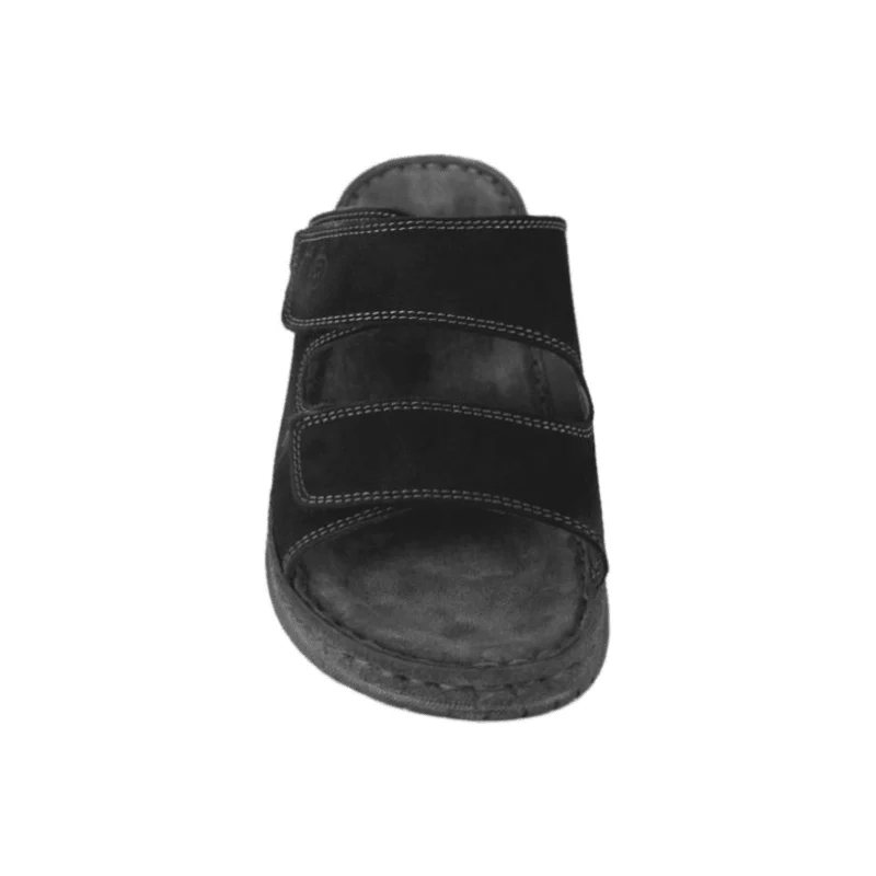 Rohde herreslipper med velcro - Sort - Image 3