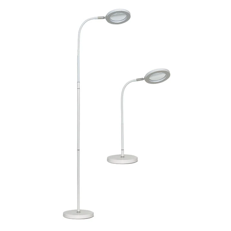 LED luplampe til gulv og bord - 3x forstørrelse