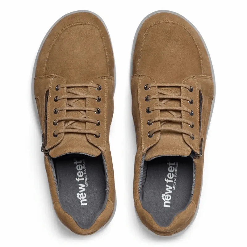 New Feet herresko i ruskind - Brun - Image 3