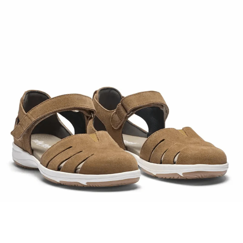 New Feet lukket damesandal - Brun - Image 2