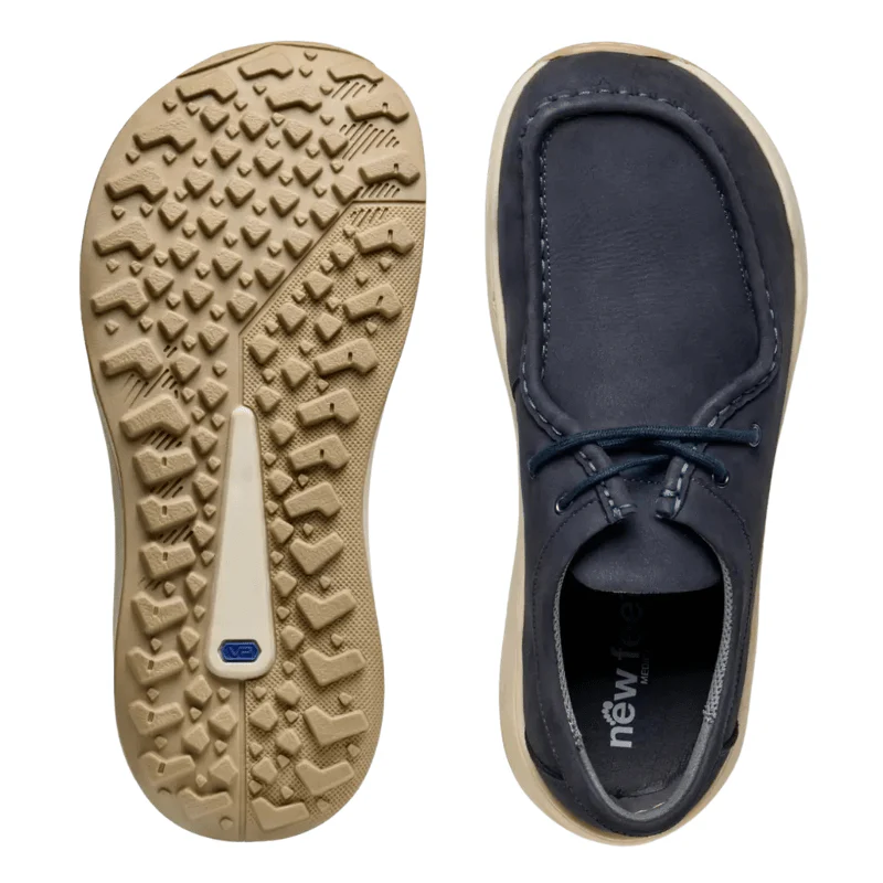 New Feet herresko med snøre - Mørkeblå - Image 3