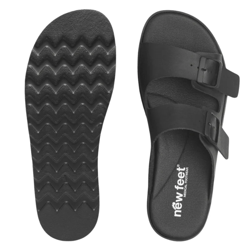 New Feet unisex sandal - Sort - Image 3