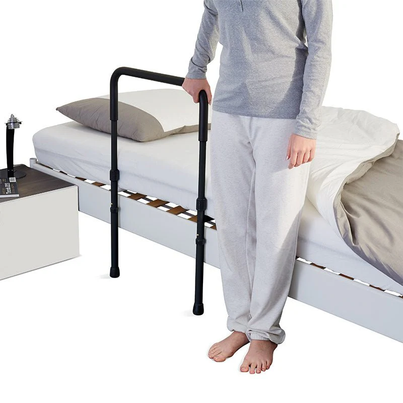 Sengehest med gulvstøtte - Sort - Image 3