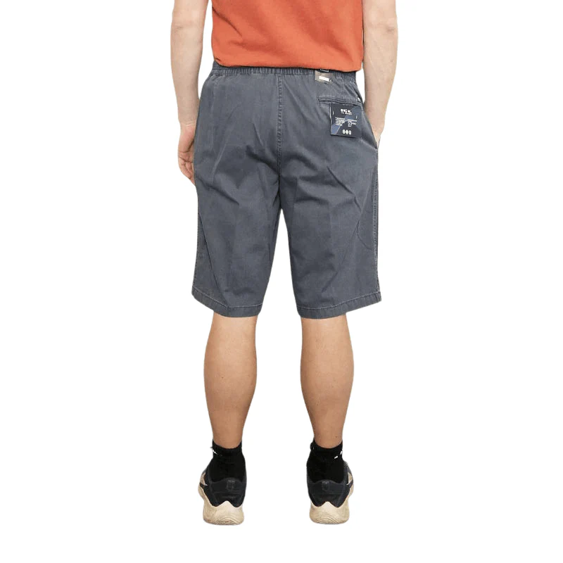 Shorts med elastik i taljen - Støvet blå - Image 3