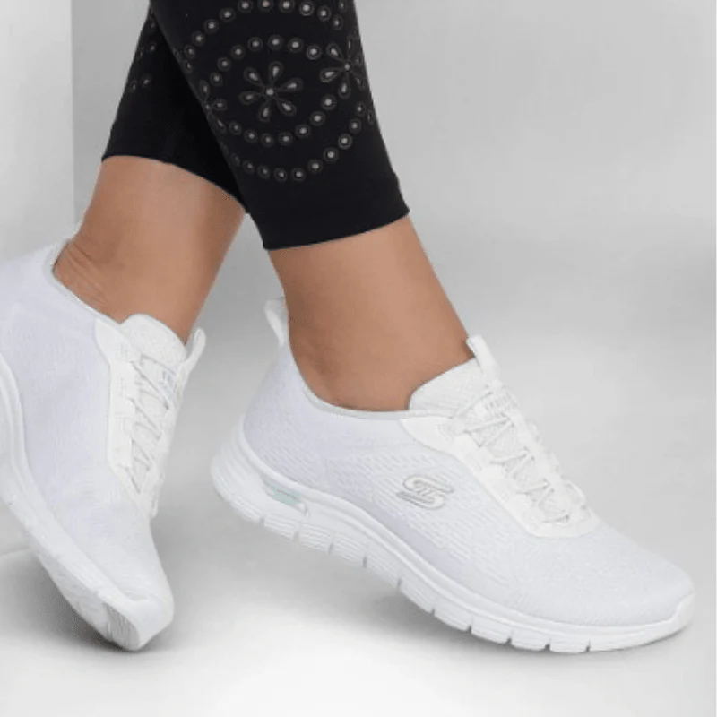 Skechers damesneaker - Hvid - Image 4