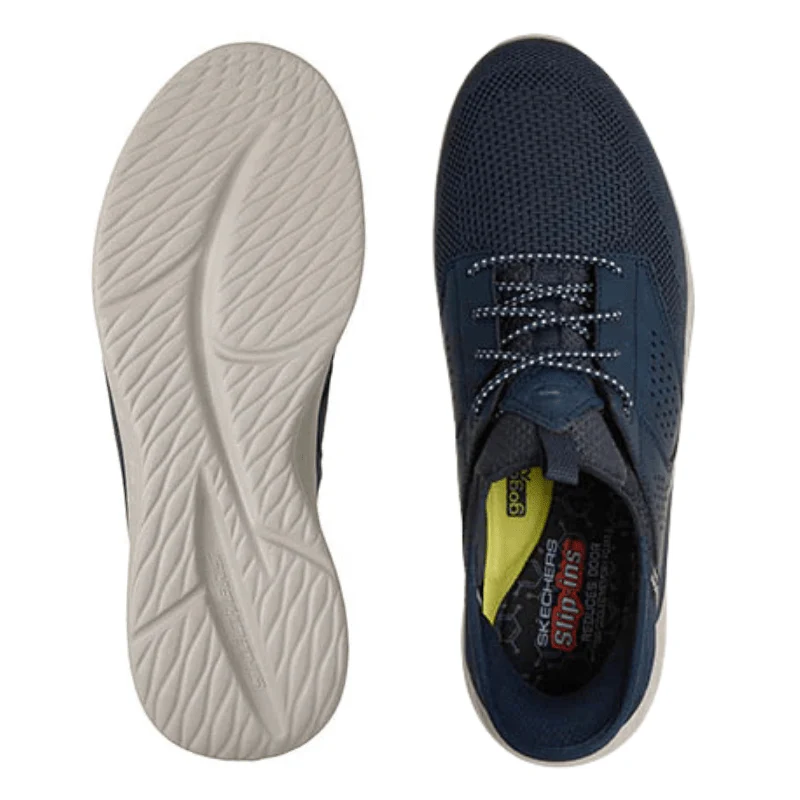 Skechers slip-in herresko - Navy - Image 4