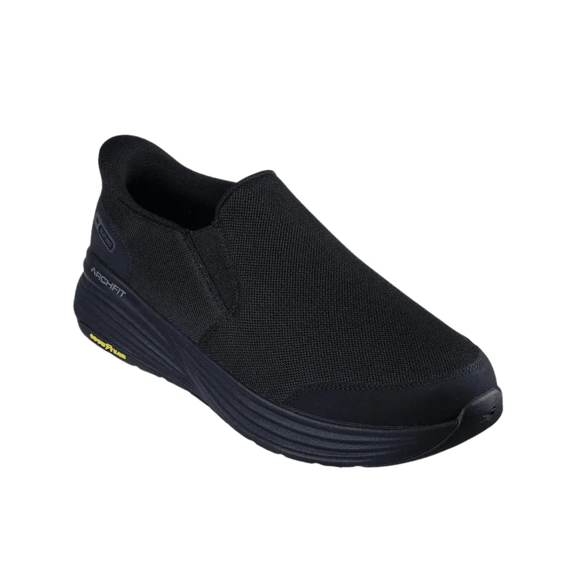Skechers stabil slip-in herresko - Sort - Image 3