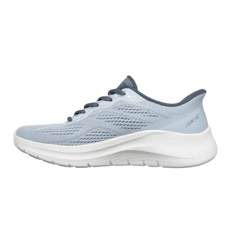 Skechers slip-in damesneaker - Lyseblå - Image 2