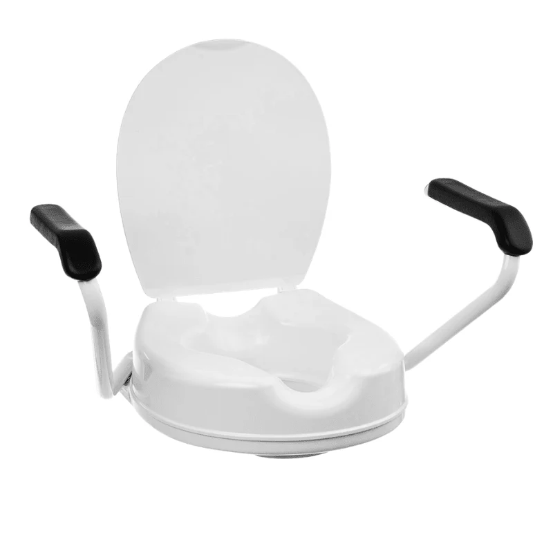 Toiletforhøjer med armlæn og låg - Image 5