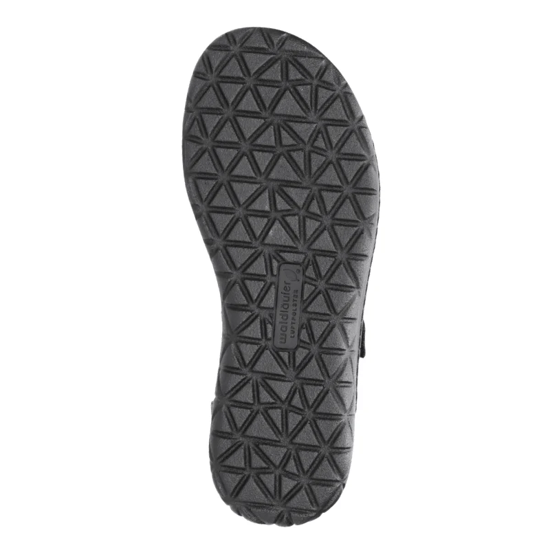 Waldläufer smart damesandal - Sort - Image 4