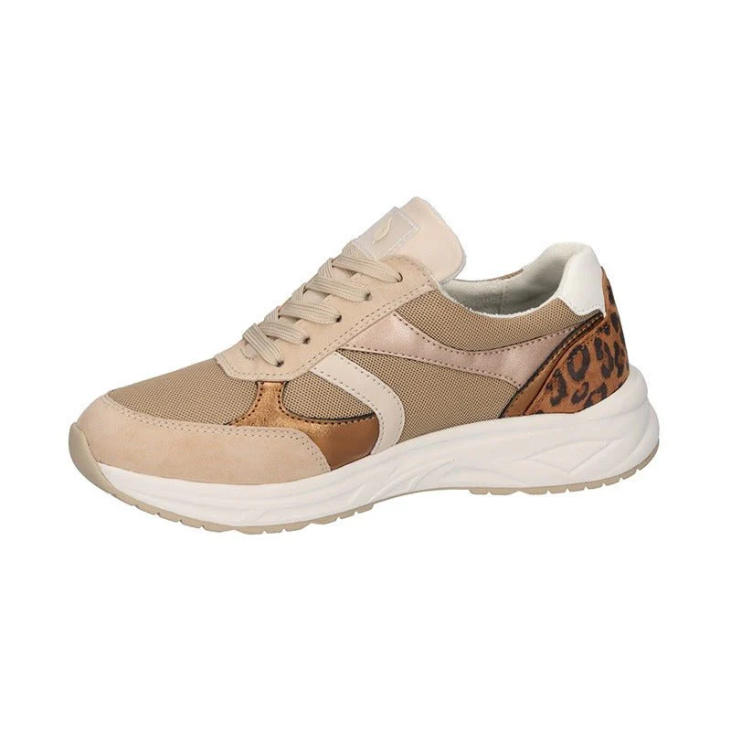Waldläufer damesneaker - Beige/Leopard - Image 2