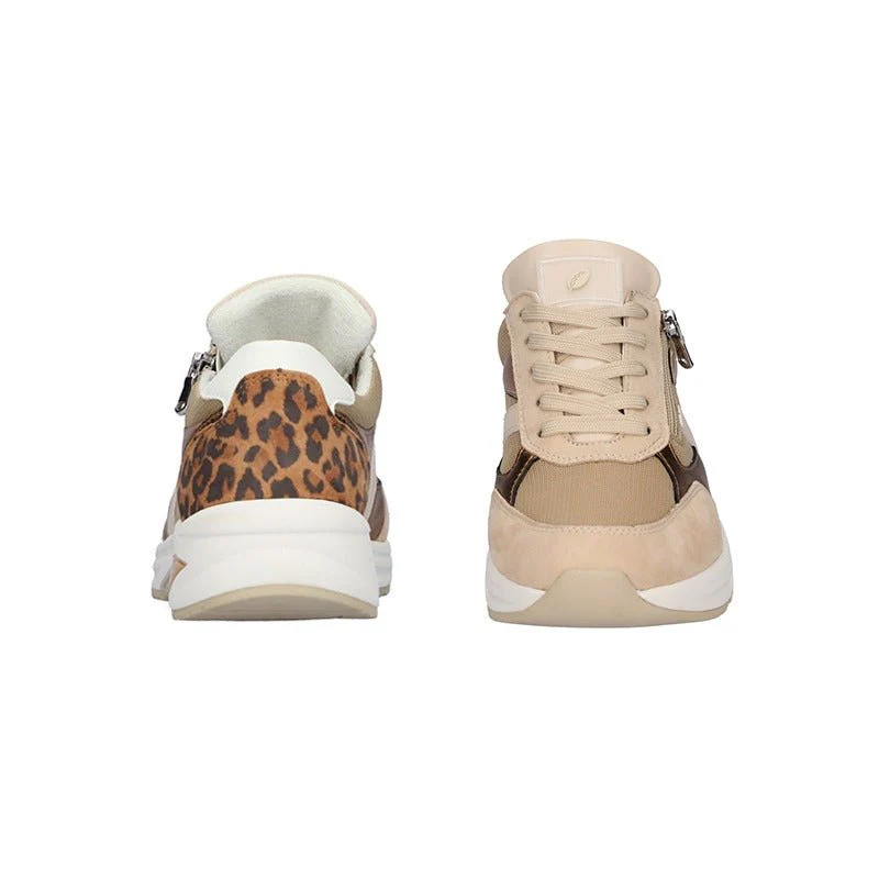 Waldläufer damesneaker - Beige/Leopard - Image 3