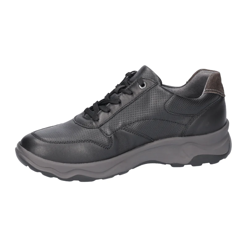 Waldläufer herresneaker - Sort læder - Image 2